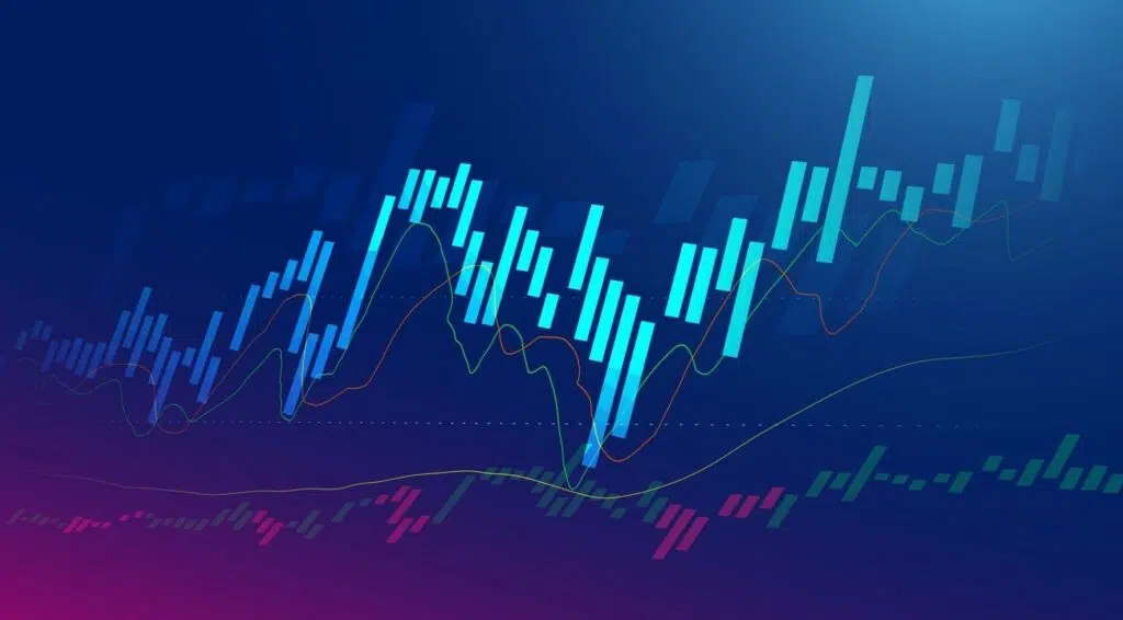Todas as incertezas legais para negociação e investimento 1 2998322 business candle stick graph chart of stock market investment trading vetor