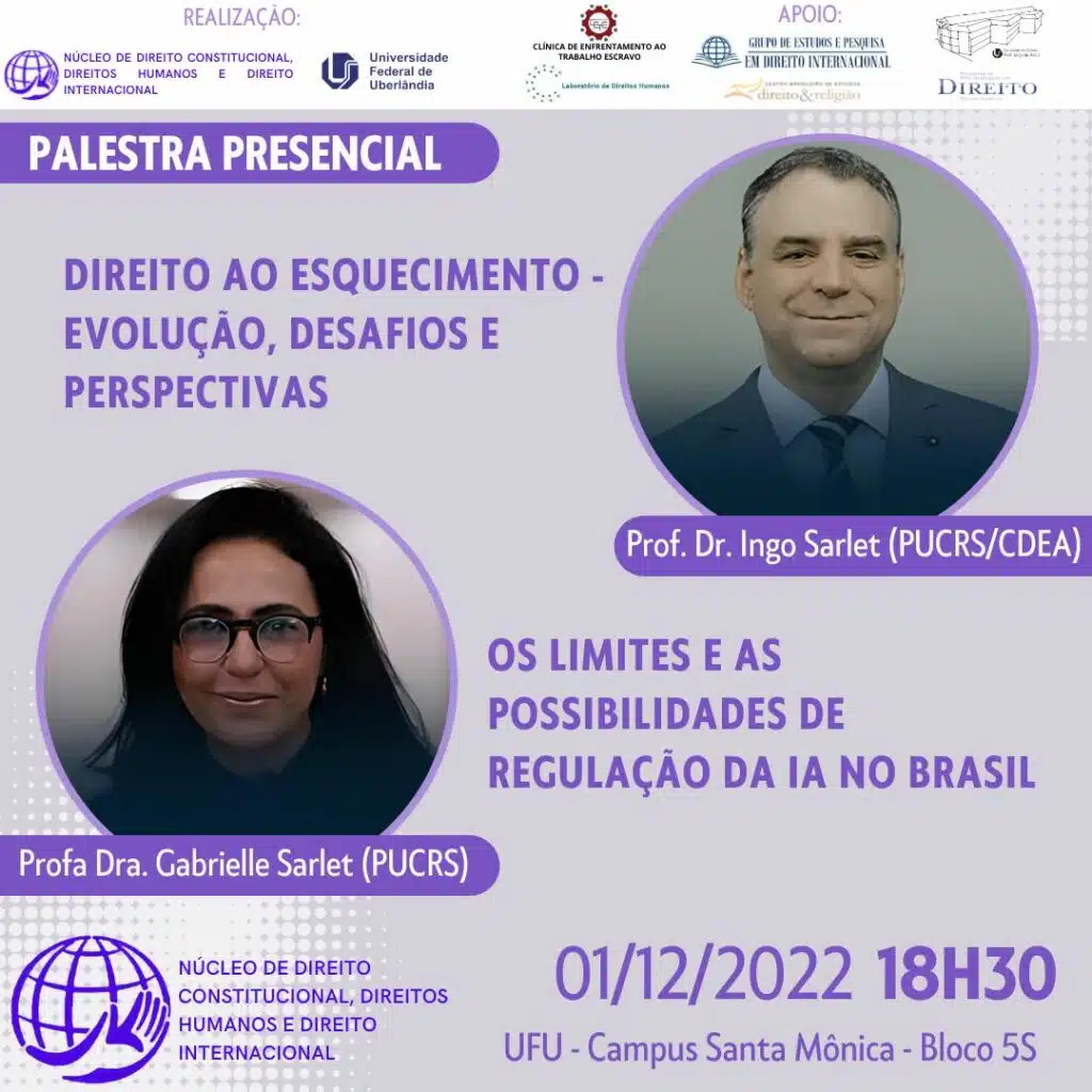 I Seminário do Núcleo de Direito Constitucional, Direitos Humanos e Direito Internacional 1 WhatsApp Image 2022 11 22 at 14.56.08