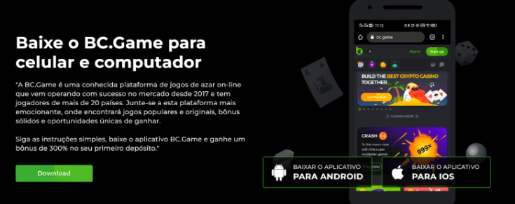 Baixar o BC Game App para Android (APK) e iOS 2023